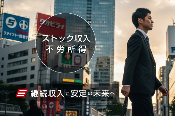 ストック収入・不労所得